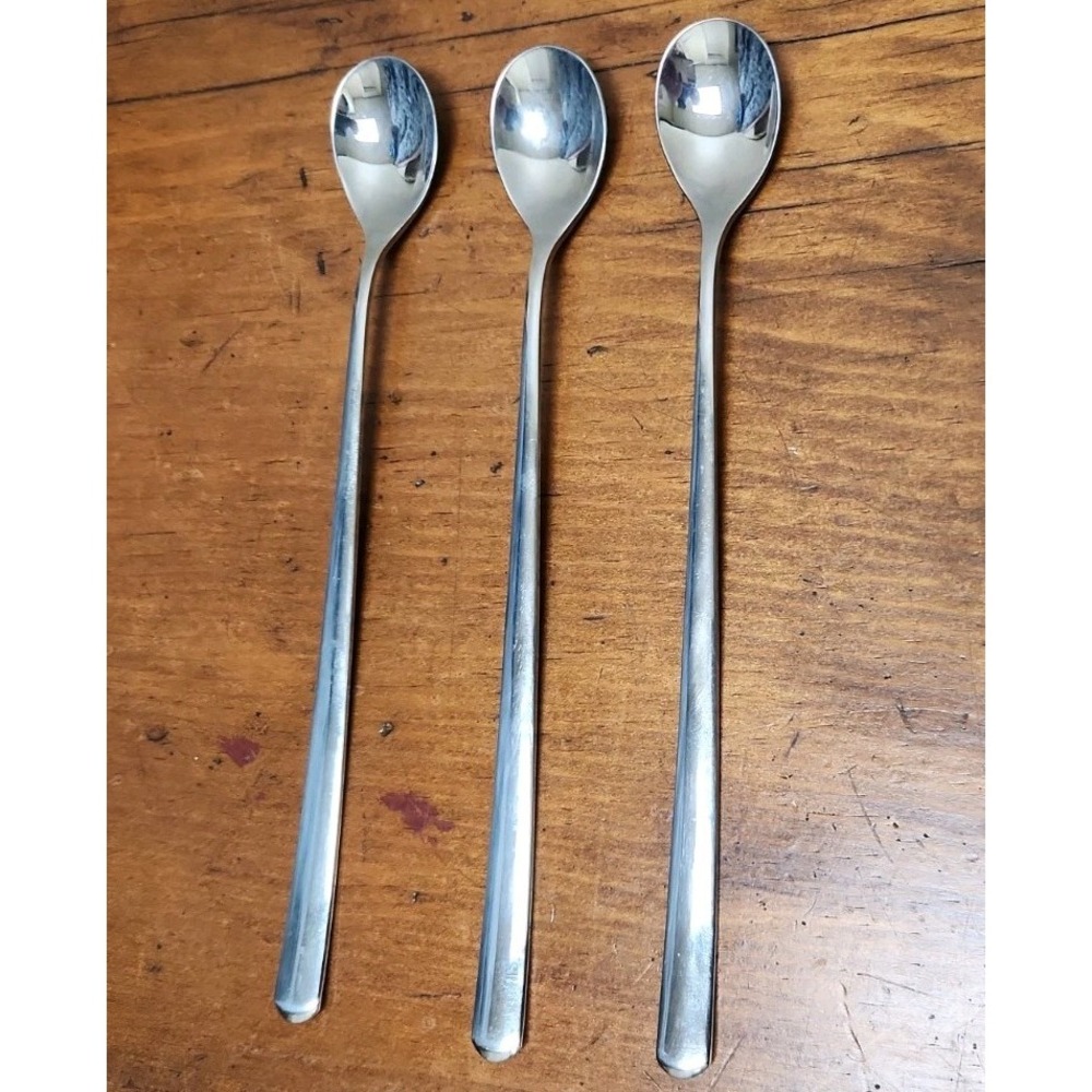 WMF Cromargan 18/10 Stainless Steel Iced Tea Cocktail Stirring Spoons Set of 3